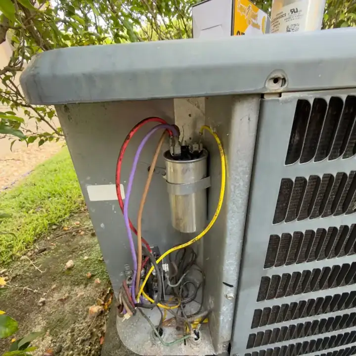 AC capacitor and electrical component replacement service